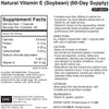 Natural Vitamin E (60-Day) - Bella Tokyo